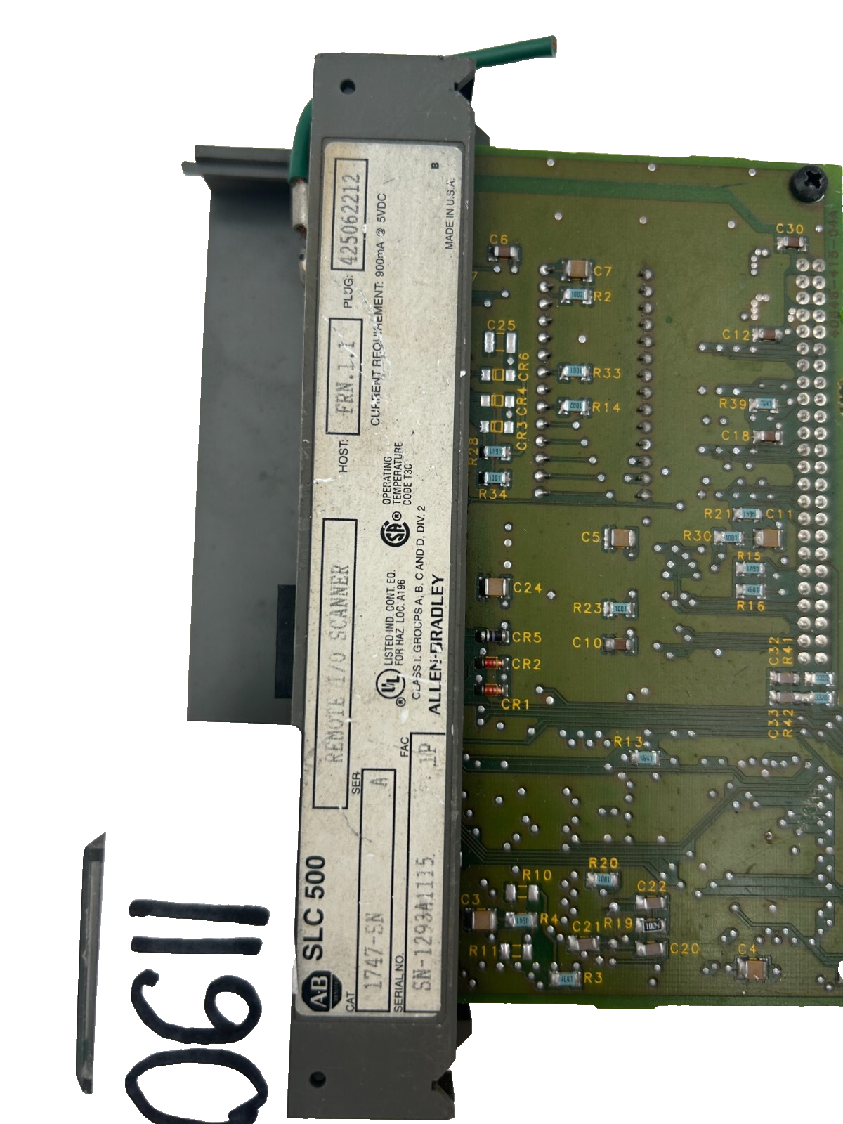 Slc Scanner Module Allen Bradley 1747SN Ser. B Remote I/O Scanner Module SLC 500 ...