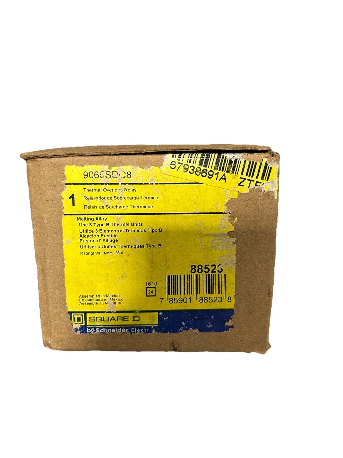 Square D 9065SD08 Thermal Overload Relay – RoboMachIndustrial
