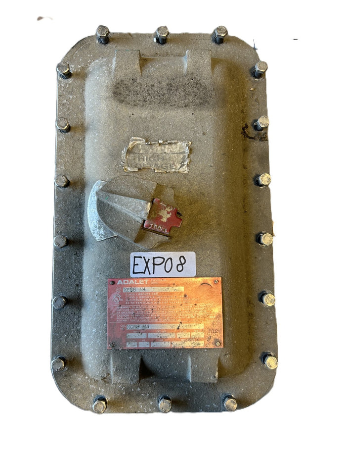 Xcba Adalet XCBB-N4 Explosion-Proof Circuit Breaker Enclosure - Broken Leve ...