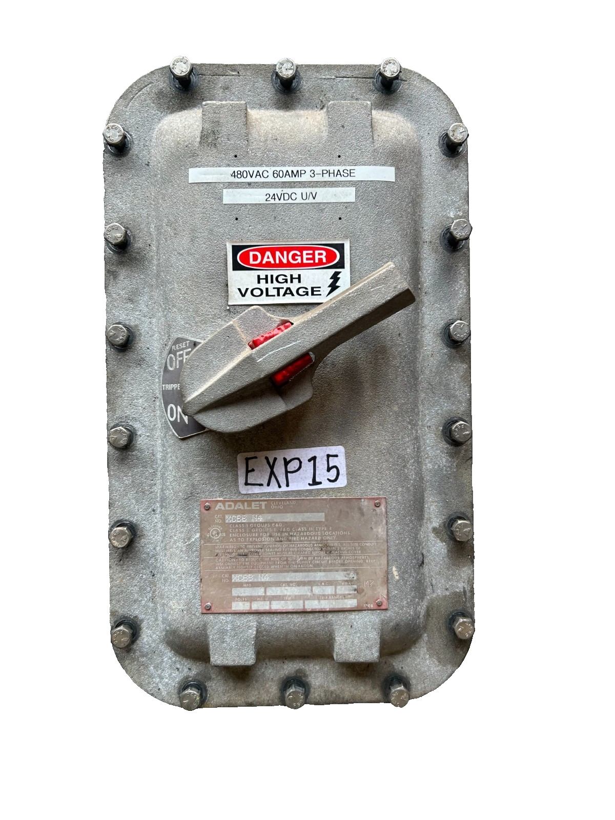 Adalet XCBB-N4 Explosion-Proof Circuit Breaker Enclosure ...