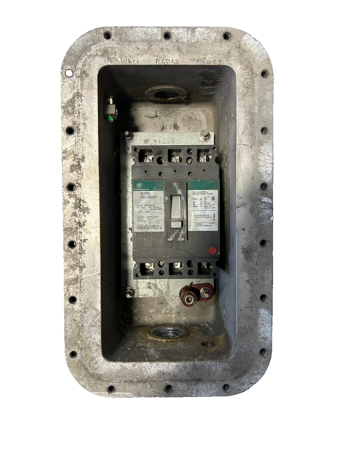 Xcba Adalet XCBB-N4 Explosion-Proof Circuit Breaker Enclosure 60A 3-Pole 48 ...