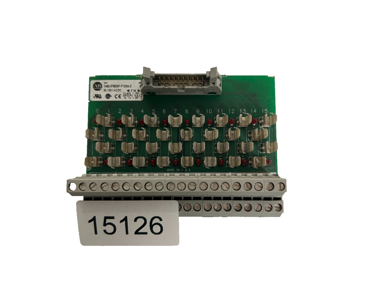 Fuse Interface Module AllenBradley 1492IFM20FF120A2 Fusible Analog Interface Module ...