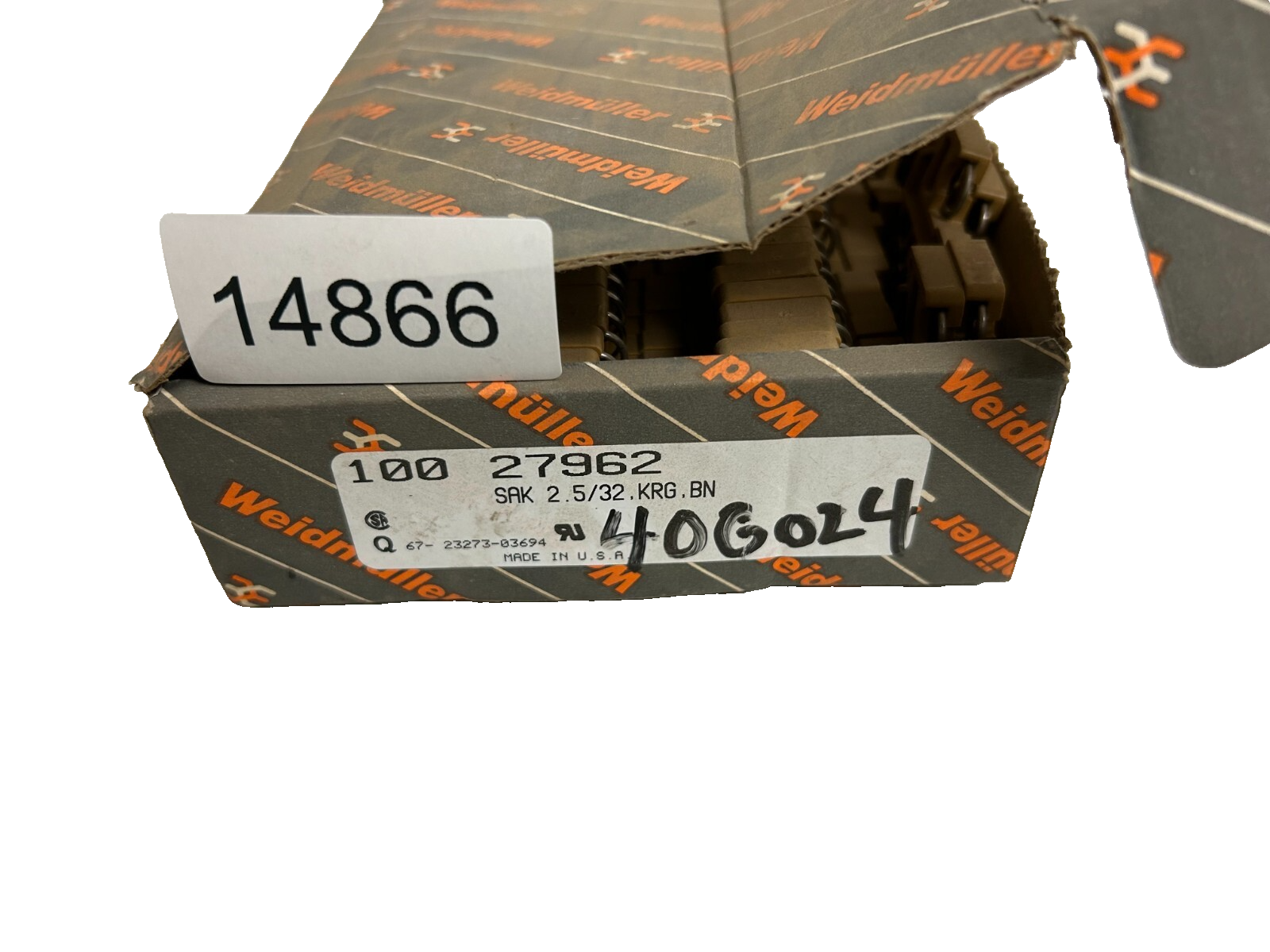 Weidmuller 27962 Terminal Blocks, Pack of 100 – RoboMachIndustrial
