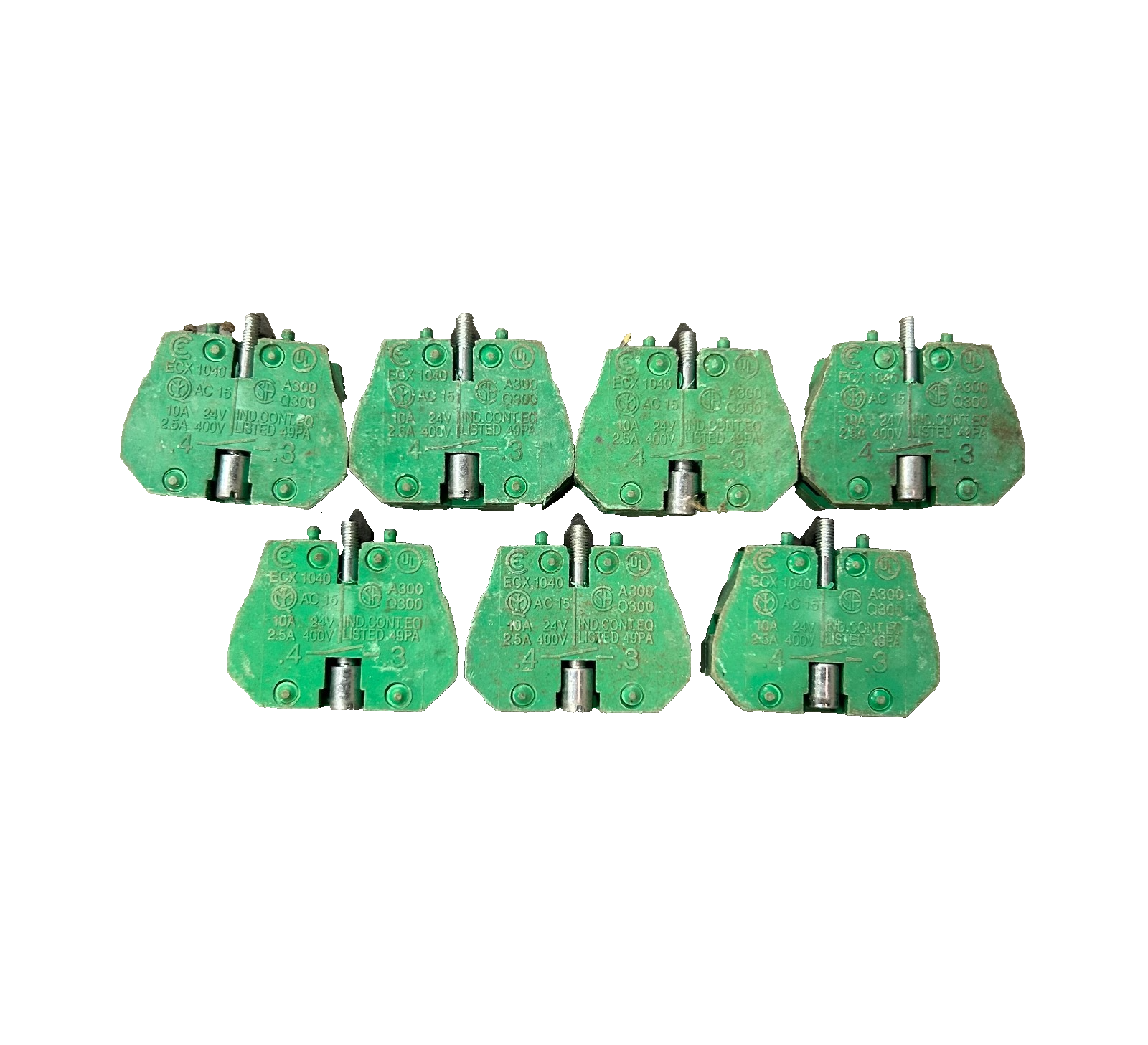 Automation Direct EXC1040 Contact Block - Lot of 7 – RoboMachIndustrial