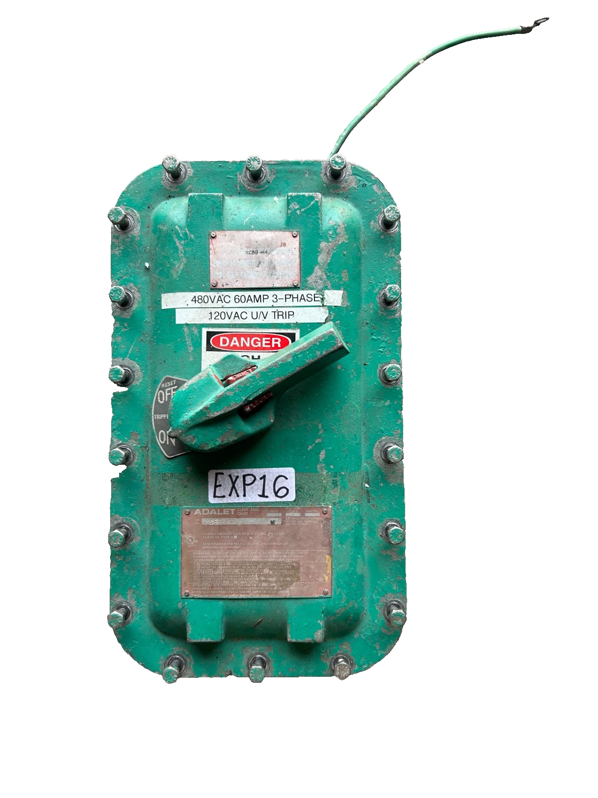 Adalet XCBB-N4 Explosion-Proof Circuit Breaker Enclosure ...